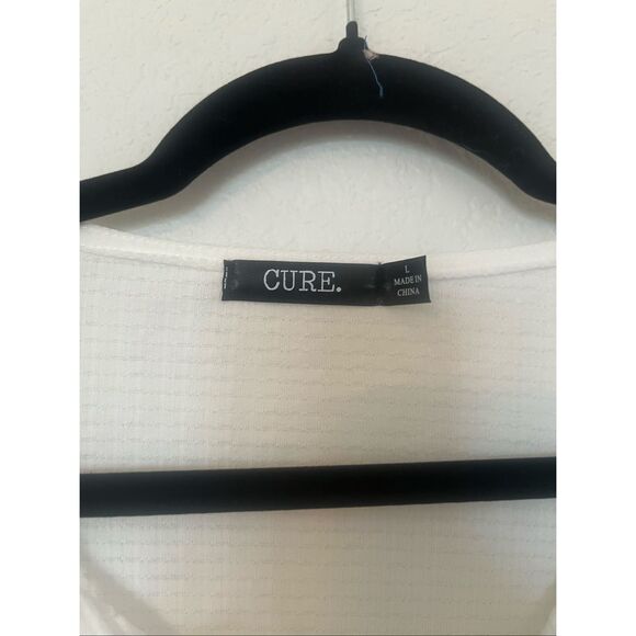 White Lace Ruffle Button-Front Top NEW NWT - Picture 4 of 6